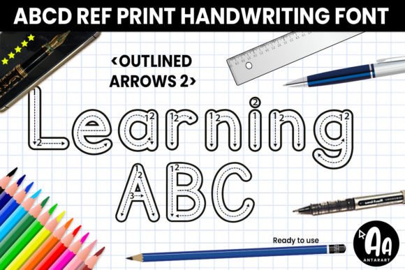 Abcd Ref Outlined Arrows2: A Designer's Guide to Educational Typography