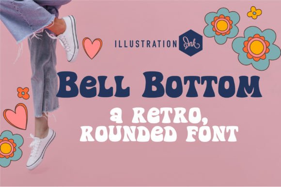 Bell Bottom: A Groovy Display Font for Modern Design