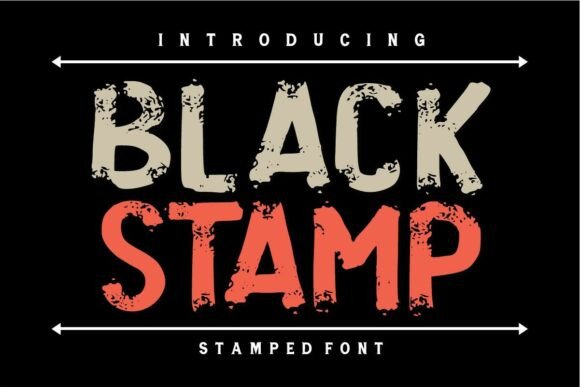 Black Stamp: The Power of Weathered Typography