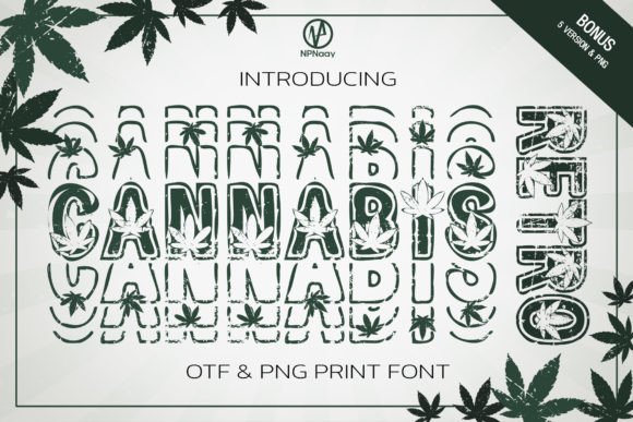Cannabis Retro: A Cool Font for Modern Design