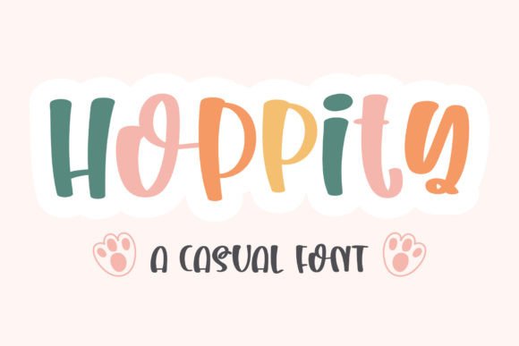 Hoppity: A Sweet Display Font for Modern Design