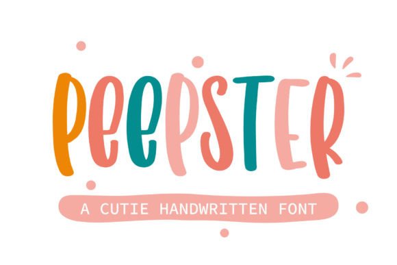 Peepster: The Sweet Display Font for Modern Design