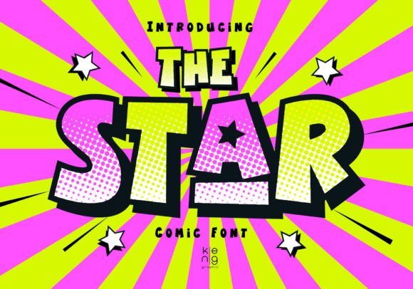 The Star Font: A Bold Choice for Impactful Design